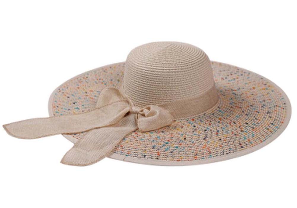 Sun Hat Beige Color Foldable Hats Beach Hats Travel Hat for Lady