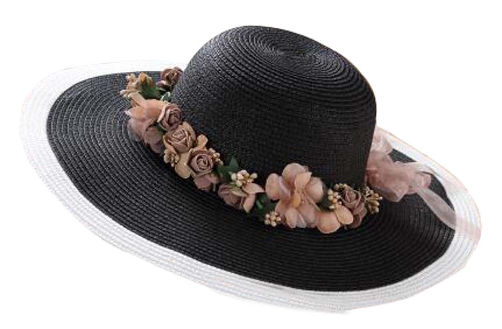 Black And White Hat Beach Hat Summer Beach Hat