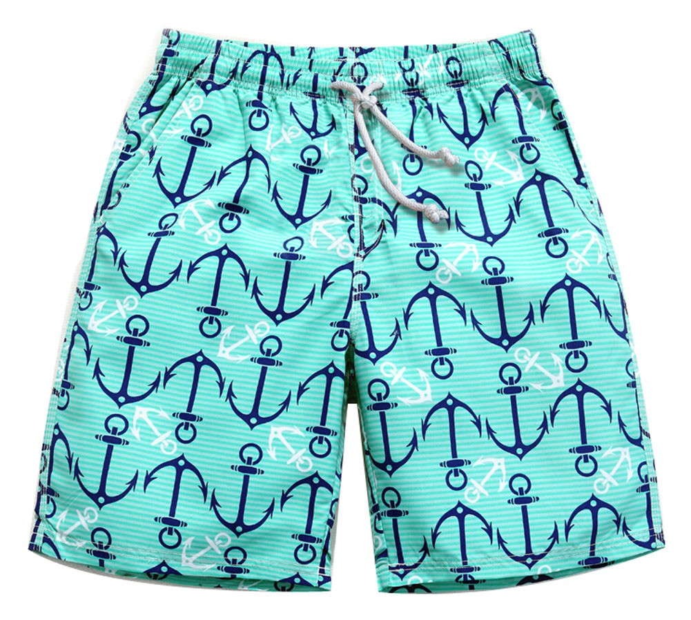 Men's Colorful Hook Printing Beach Shorts
