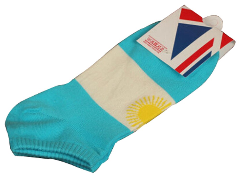 Set Of 2 Flag Socks Cotton Socks Men Socks Sports Socks Brazil Argentina