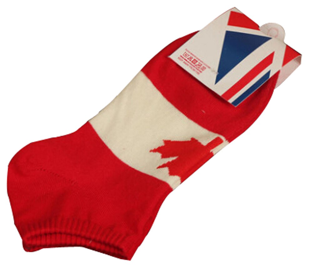 Set Of 2 Flag Socks Cotton Socks Men Socks Sports Socks Brazil Canada