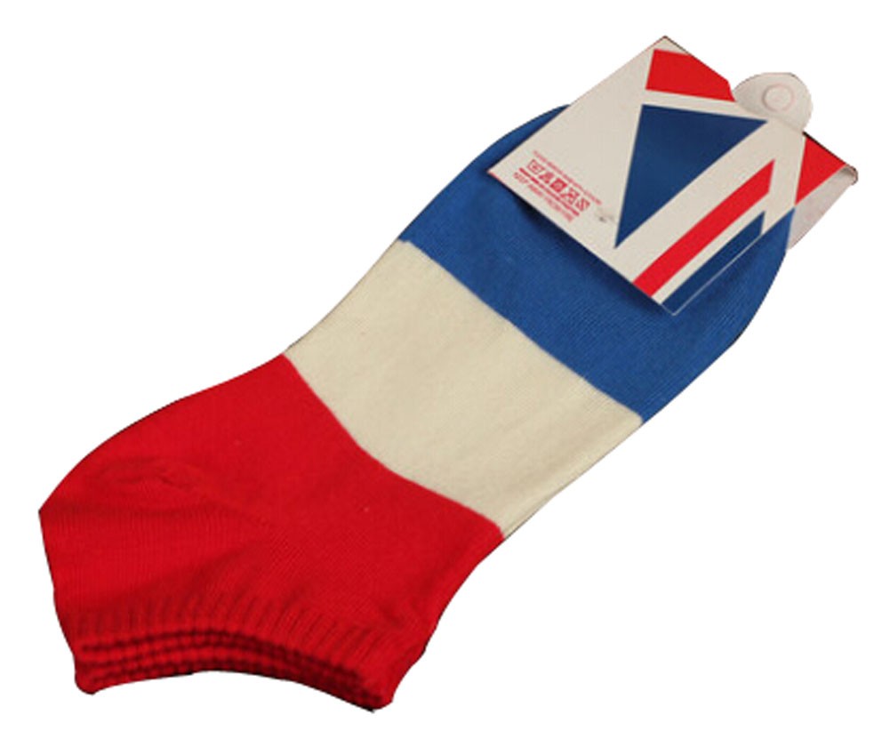 Set Of 2 Flag Socks Cotton Socks Men Socks Sports Socks Brazil France