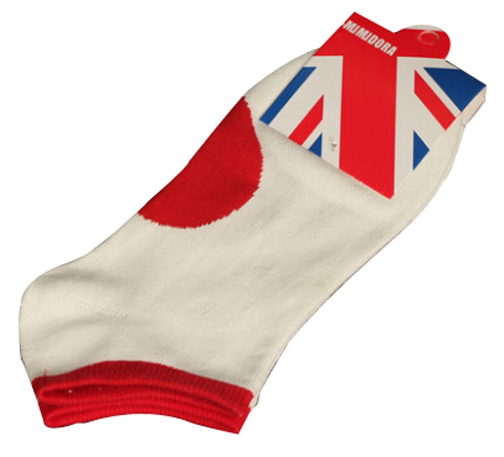 Set Of 2 Flag Socks Cotton Socks Men Socks Sports Socks Japan