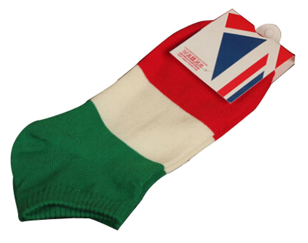 Set Of 2 Flag Socks Cotton Socks Men Socks Sports Socks Italy