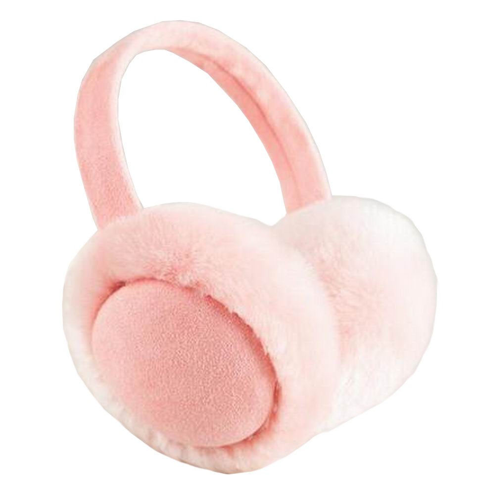 Soft Foldable Earmuffs Winter Ear Warmer Ear Protector Pink