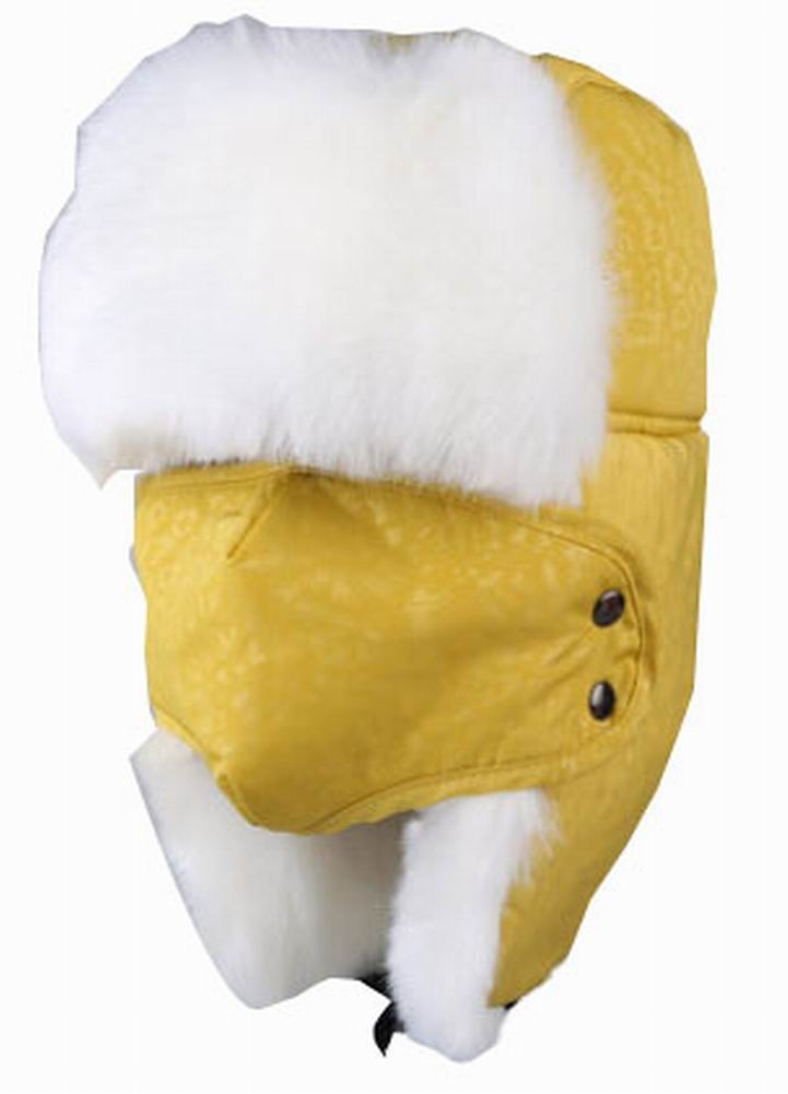 Practical Winter Hats Outdoor Thickening Cycling Ski Cap/Hats with Mask, Yellow