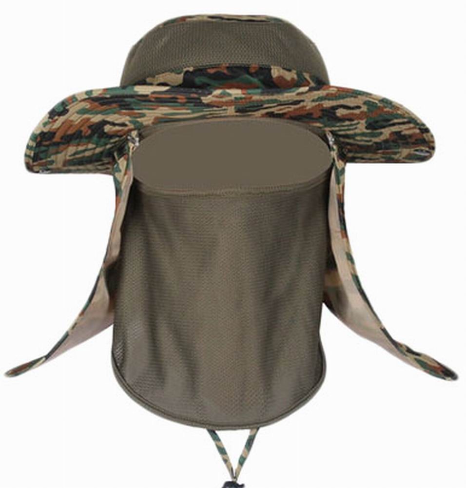 Outdoor Fishing Hat Climbing Cap Camouflage Sun Hat for Men