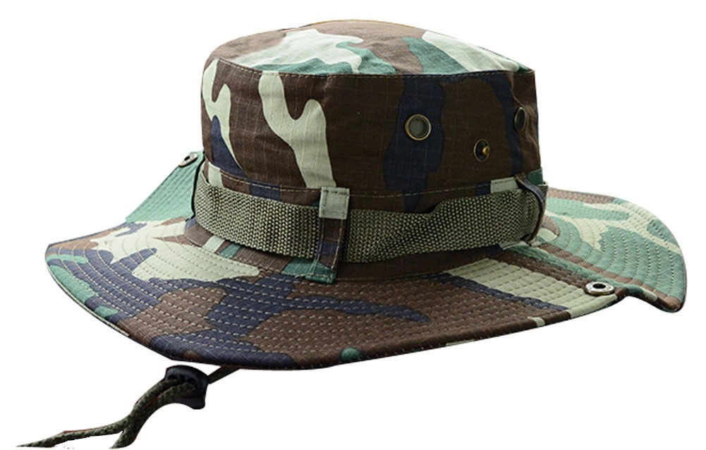 Men's Outdoor Summer Hat Sun Visor Hat UV Protection Fishing Hat Camouflage
