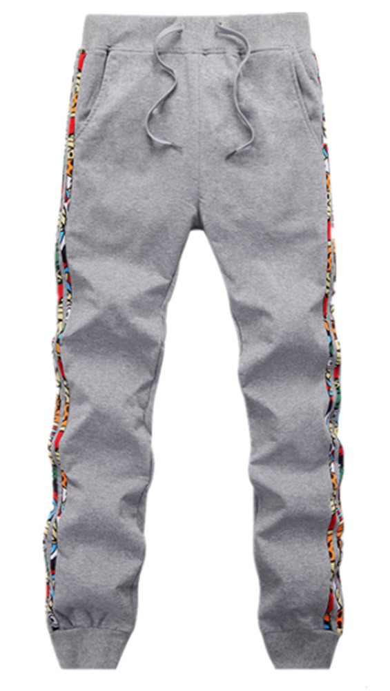 Boy's Running Clothes Soft and Cozy Sweatpants Flexible Jogger Light Gray Pants