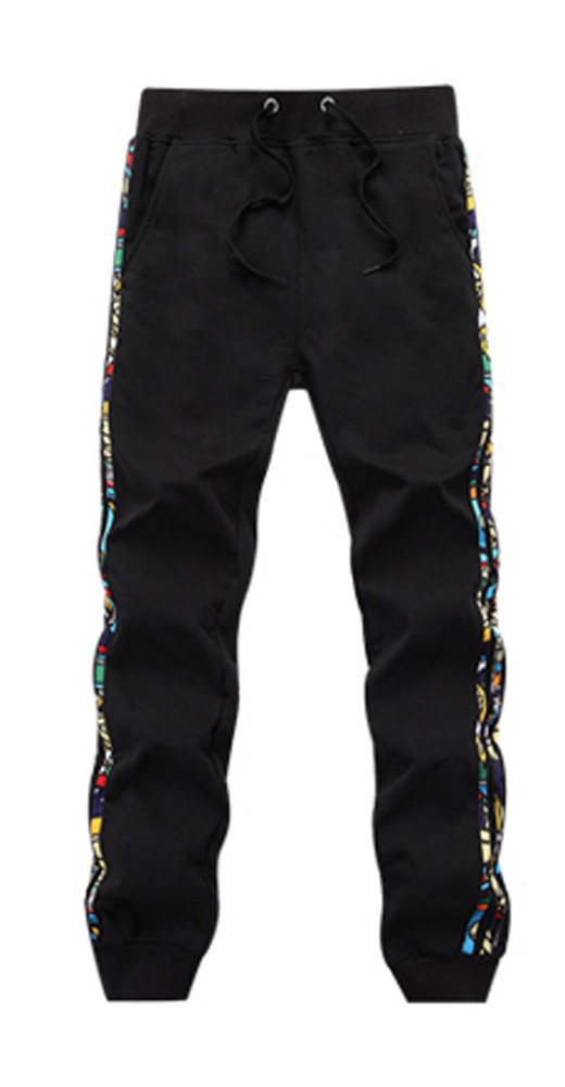 Boy's Running Clothes Soft & Cozy Sweatpants Flexible Jogger Black Pants