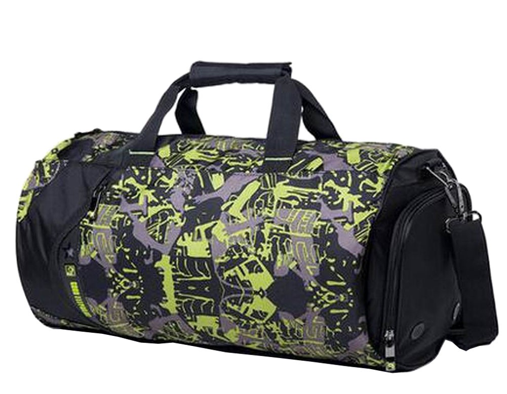 Fashion Sports Duffel Bag Gym Bag Sports Bag Travel Bag Camouflage Green