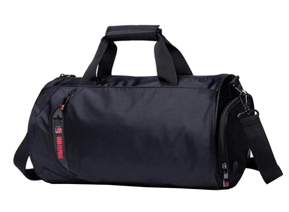 Fashion Sports Duffel Bag Gym Bag Sports Bag Travel Bag Black