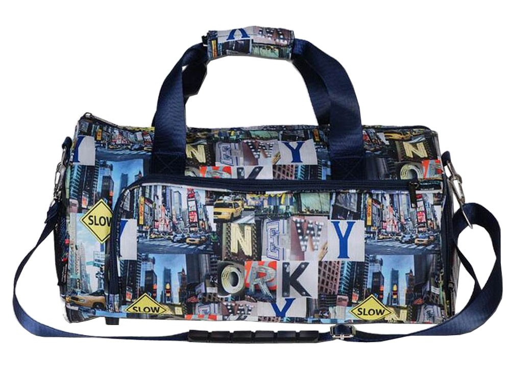 Fashion Sports Duffel Bag Gym Bag Fitness Bag Travel Bag New York