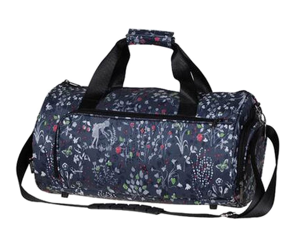 Fashion Sports Duffel Bag Gym Bag Fitness Bag Travel Bag Flowers