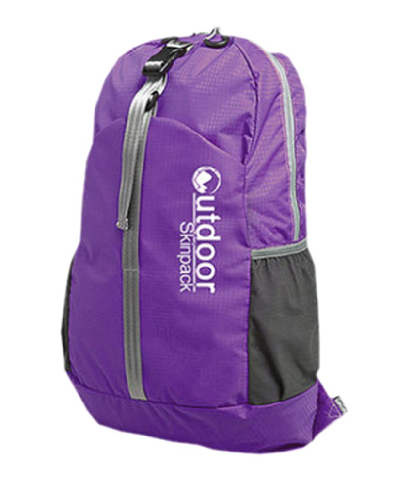 Water Resistant Foldable Backpacks Ultra Lightweight Travel Backpack Purple 20L