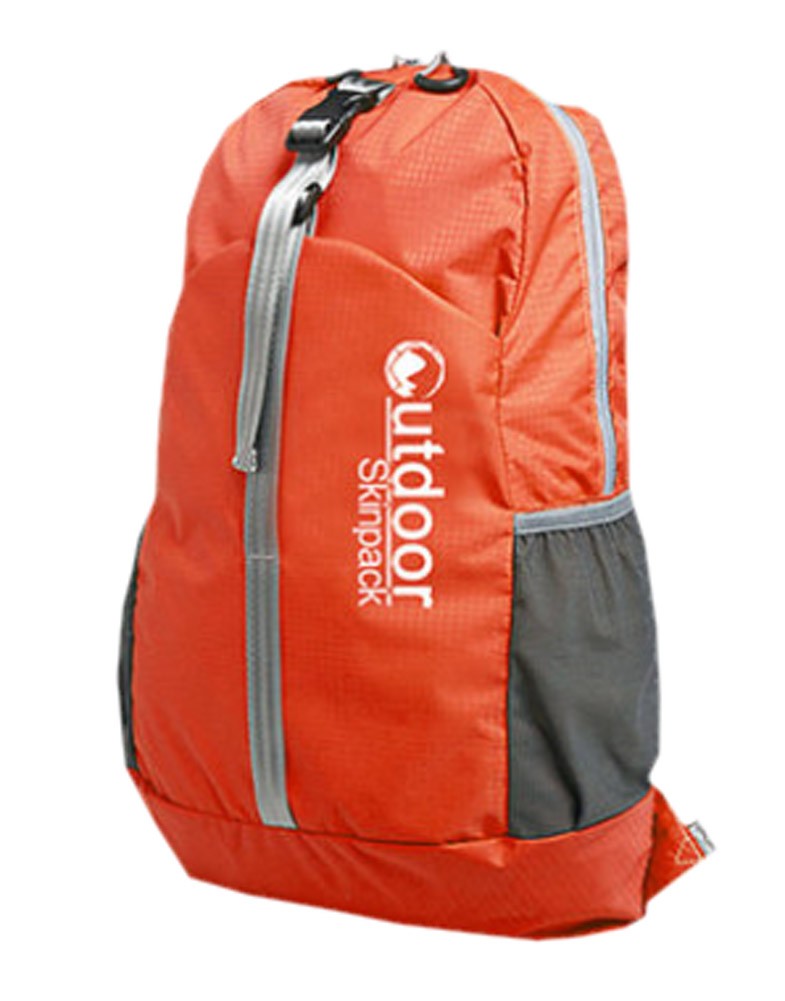 Water Resistant Foldable Backpacks Ultra Lightweight Travel Backpack Orange 20L