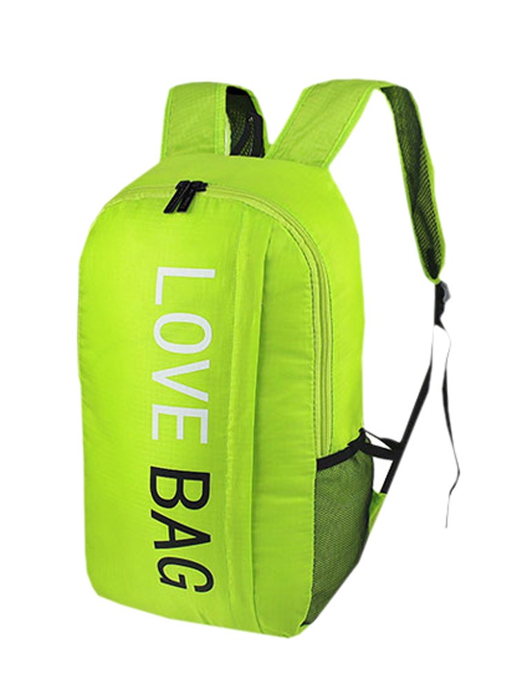 Cool Backpack Outdoor Sports Backpack Water Resistant Foldable Backpacks Green