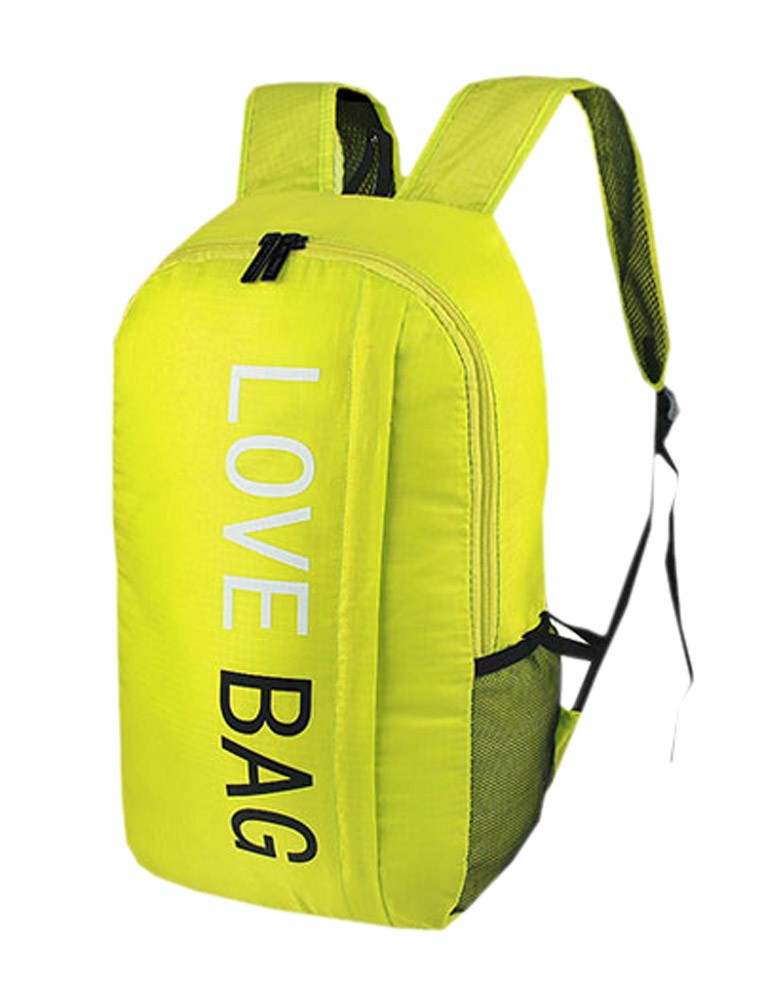 Cool Backpack Outdoor Sports Backpack Water Resistant Foldable Backpacks Yellow
