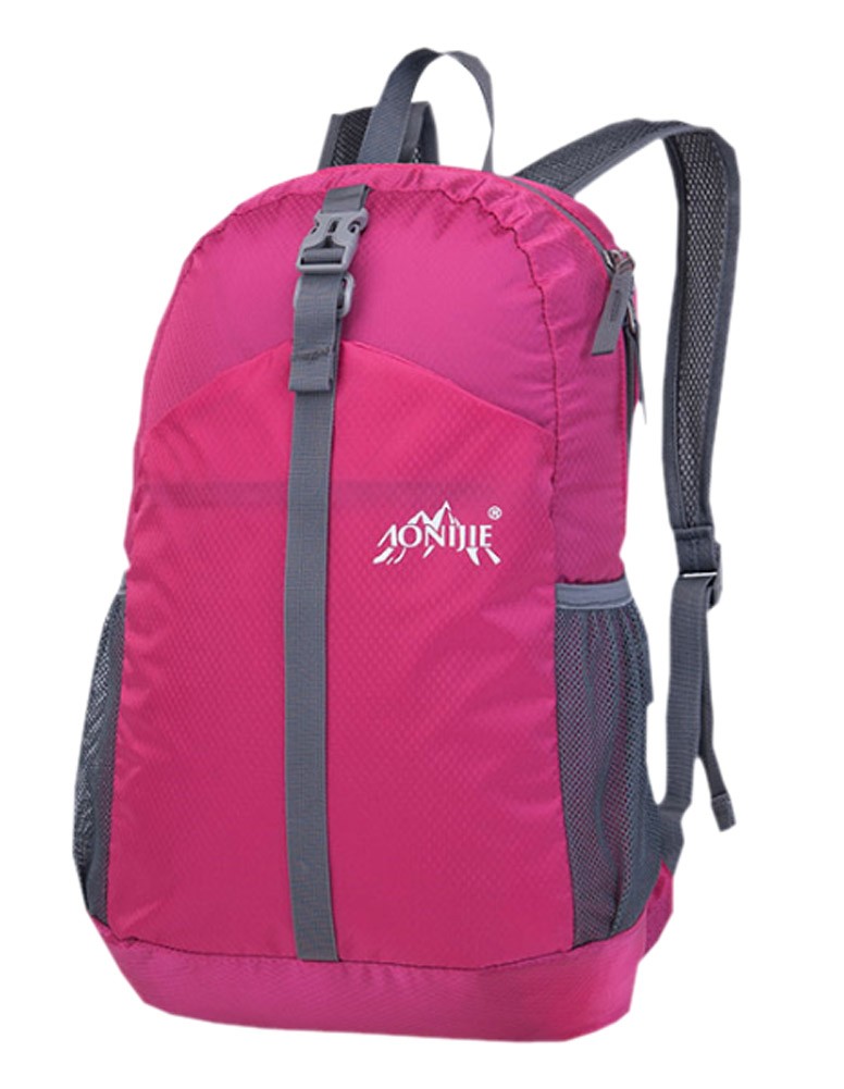 Ultra Lightweight Travel Backpack Water Resistant Foldable Backpacks Rose Red