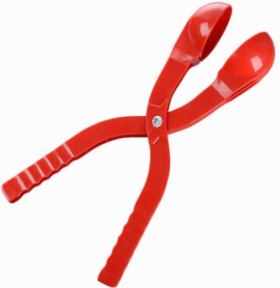 Funny Outdoor Kids Toys Snowball Clamp, Play Snowball Tools, Red