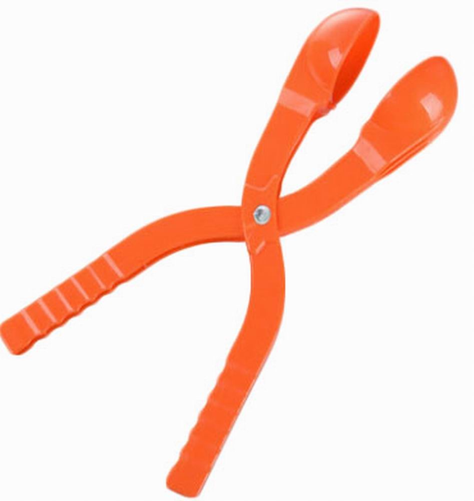 Funny Outdoor Kids Toys Snowball Clamp, Play Snowball Tools, Orange