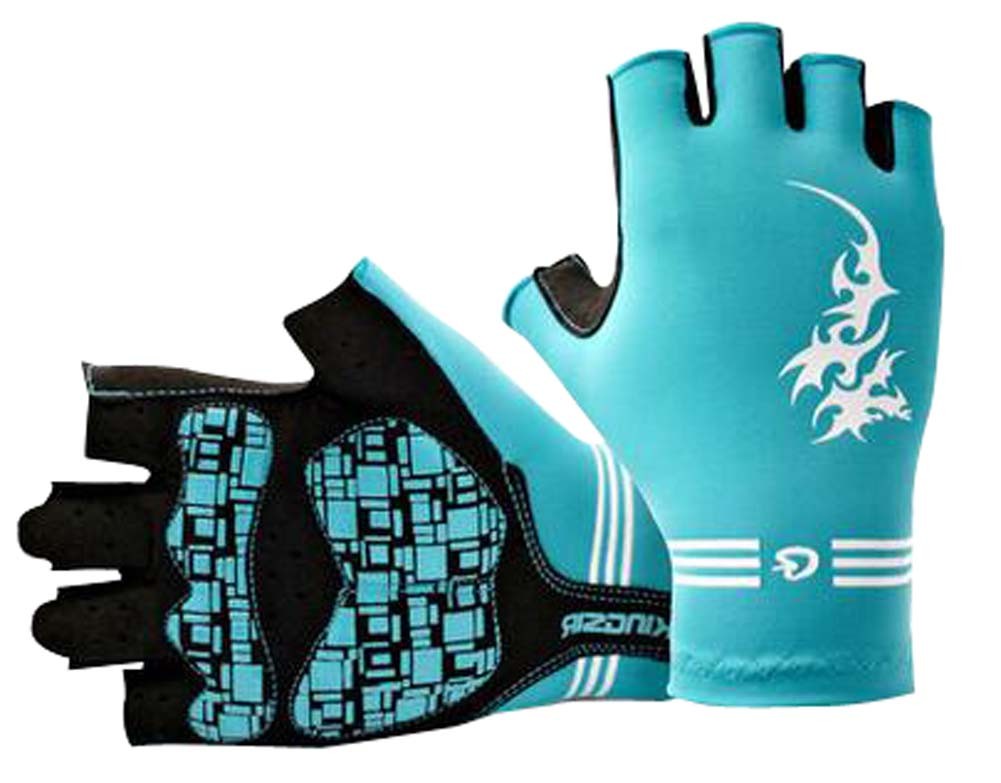Knight Gloves Men's Cycling Gloves Half-finger Gloves Blue
