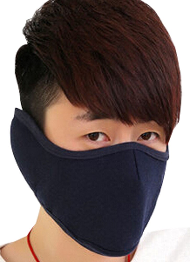 Practical Fashion Cotton Winter Outdoor Cycling Masks Ski Mask Warm Mask Navy