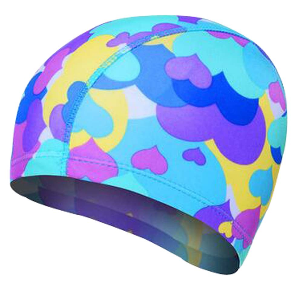 Swimming Hat Adult / Child Cloth Cap Swimming Cap Multi Color