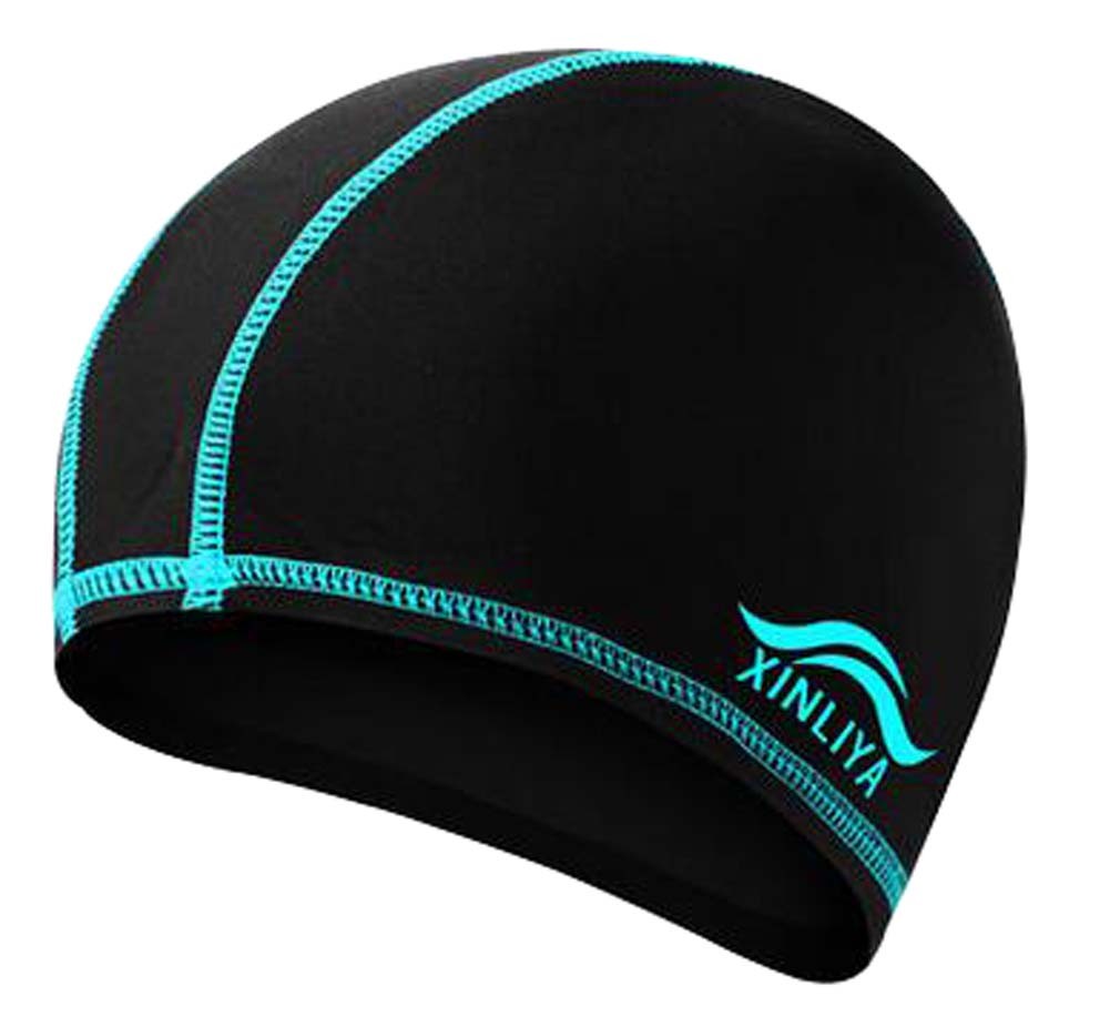 Swimming Hat Adult / Child Cloth Cap Swimming Cap Blue