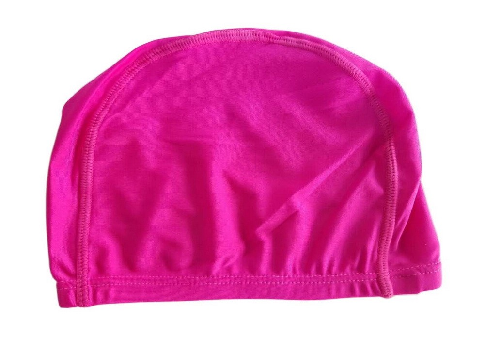 Lovely Swimming Hat Adult / Child Cloth Cap Swimming Cap Pink