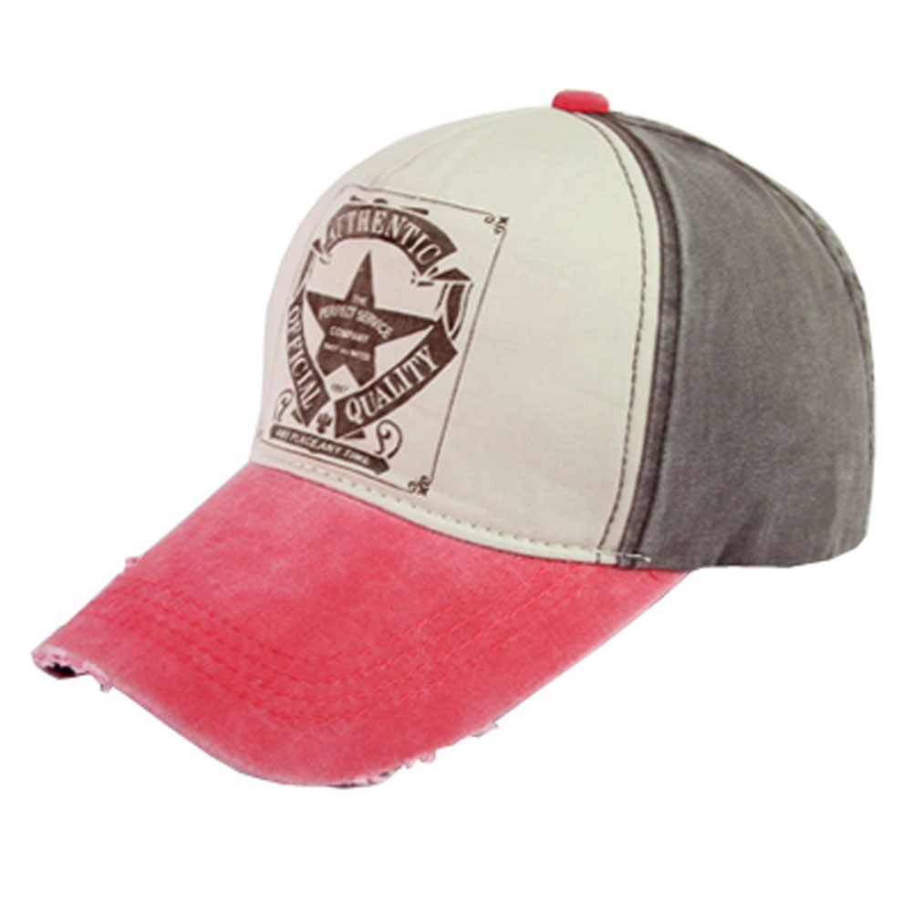 Fashion Baseball Cap Cool Baseball Caps Red Star Pattern Hats/Caps