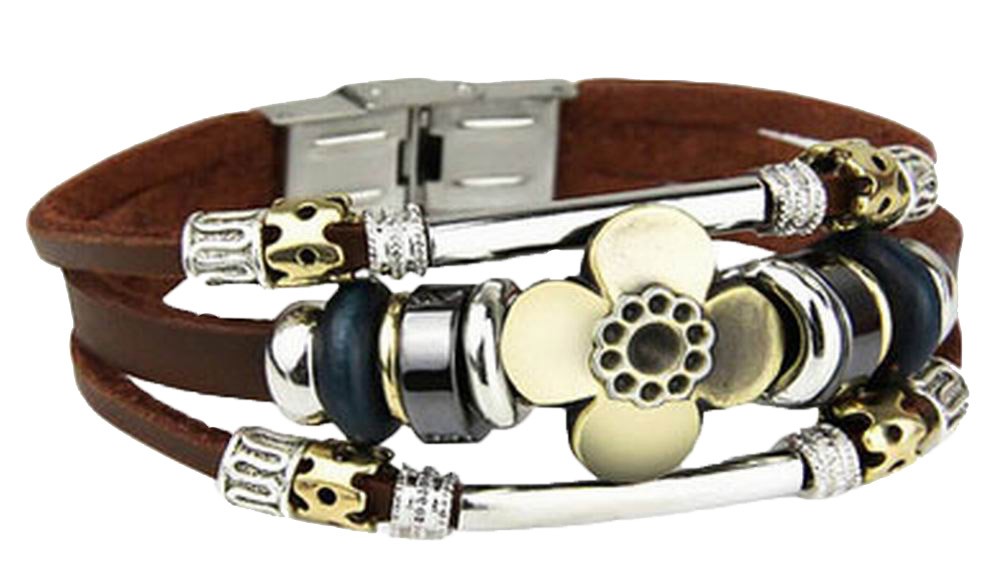 Adornment Bracelets Exquisite Wristbands Charm Bracelets [ Clover ]