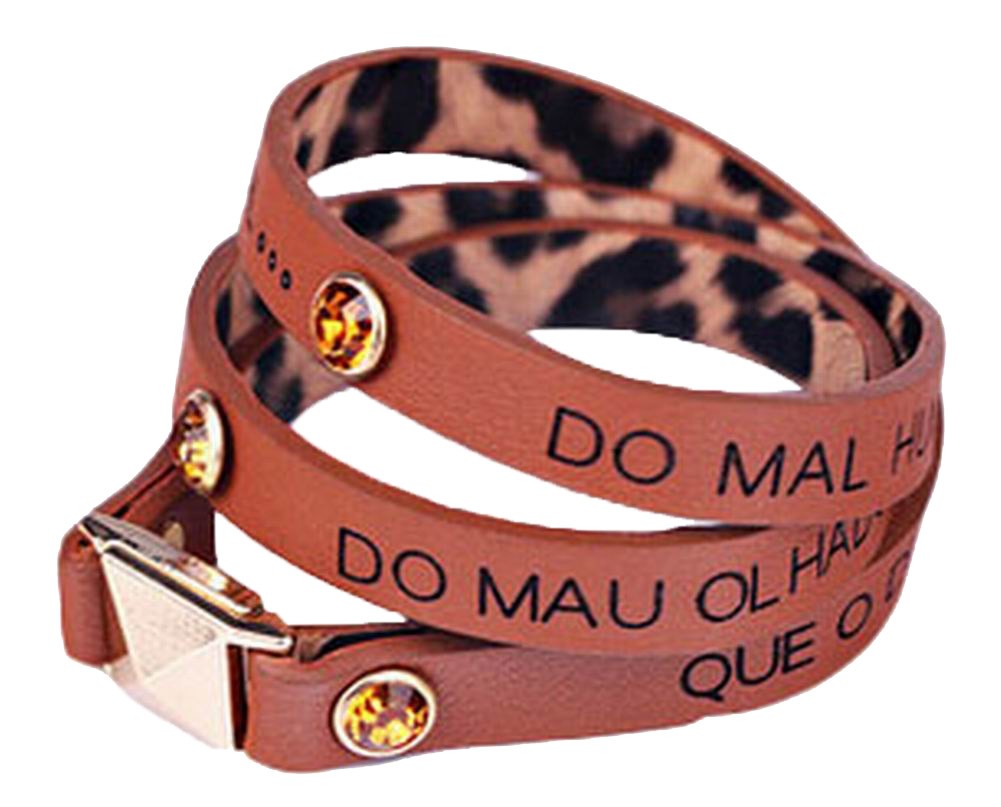 Women's Multilayer Leather Bracelet Wristband Charm Bracelet, Adornment