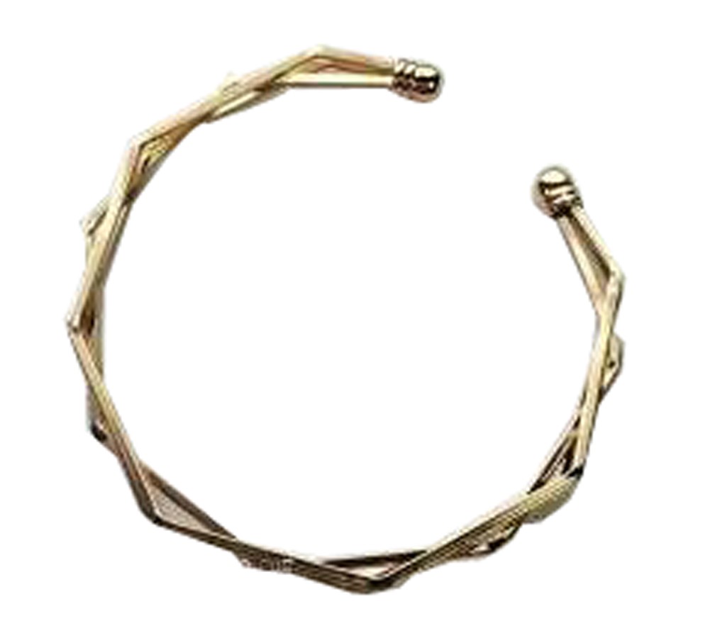 Minimalist Metal Bangle Bracelet Delicate Jewelry Fashion Bracelet Golden