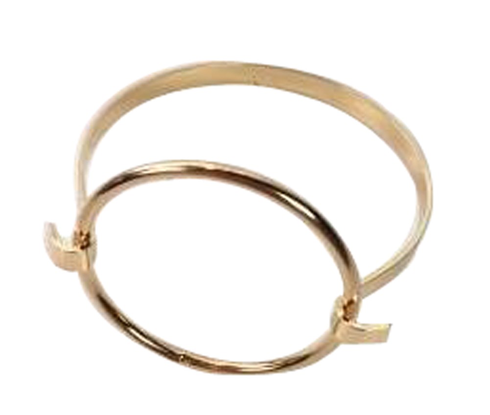 Minimalist Metal Bangle Bracelet Delicate Jewelry Fashion For Women Golden