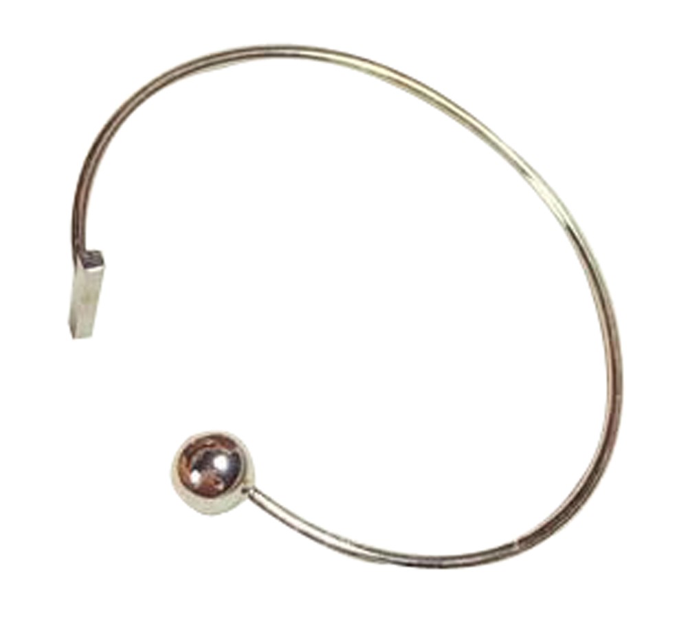 Charm Minimalist Metal Bangle Bracelet For Woman Jewelry Stores Silver