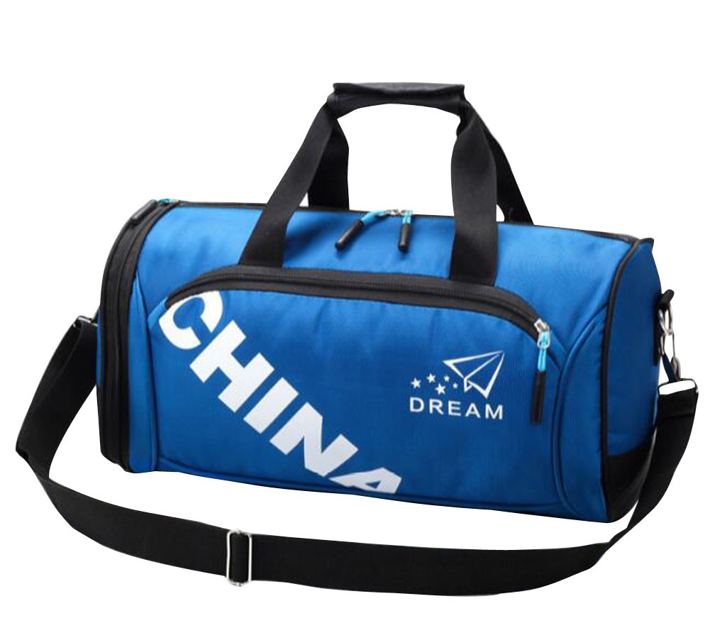 New Stylish Sport Fitness Bag Can Be Portable Travel Backpack [Blue]