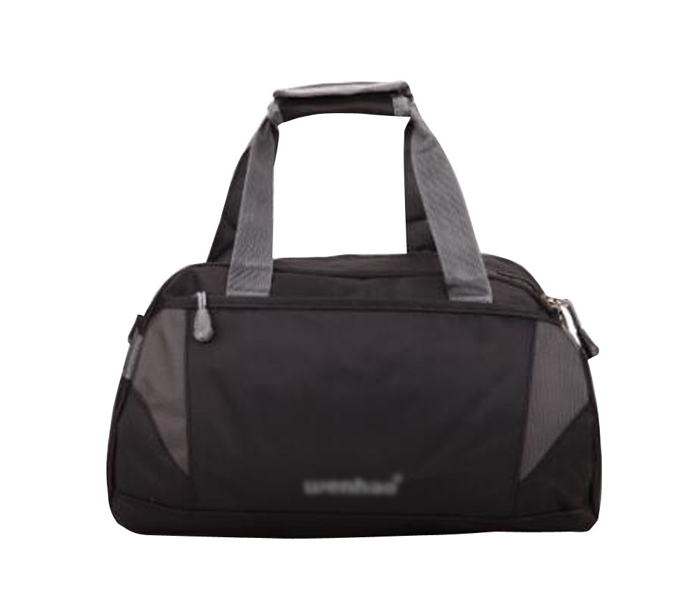 Leisure Fitness Training Bag Business Trip Travel Luggage Package [Black]