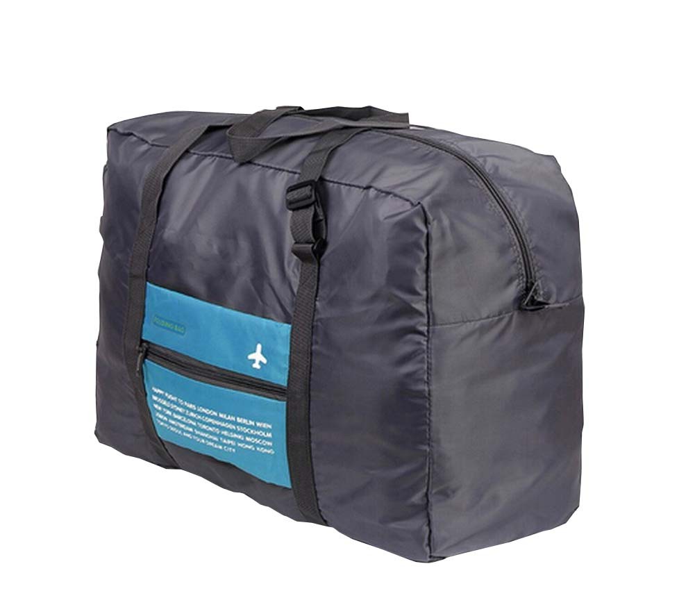 Large Duffel Bag Durable Travel Foldable Multifunctional Storage Bag Blue