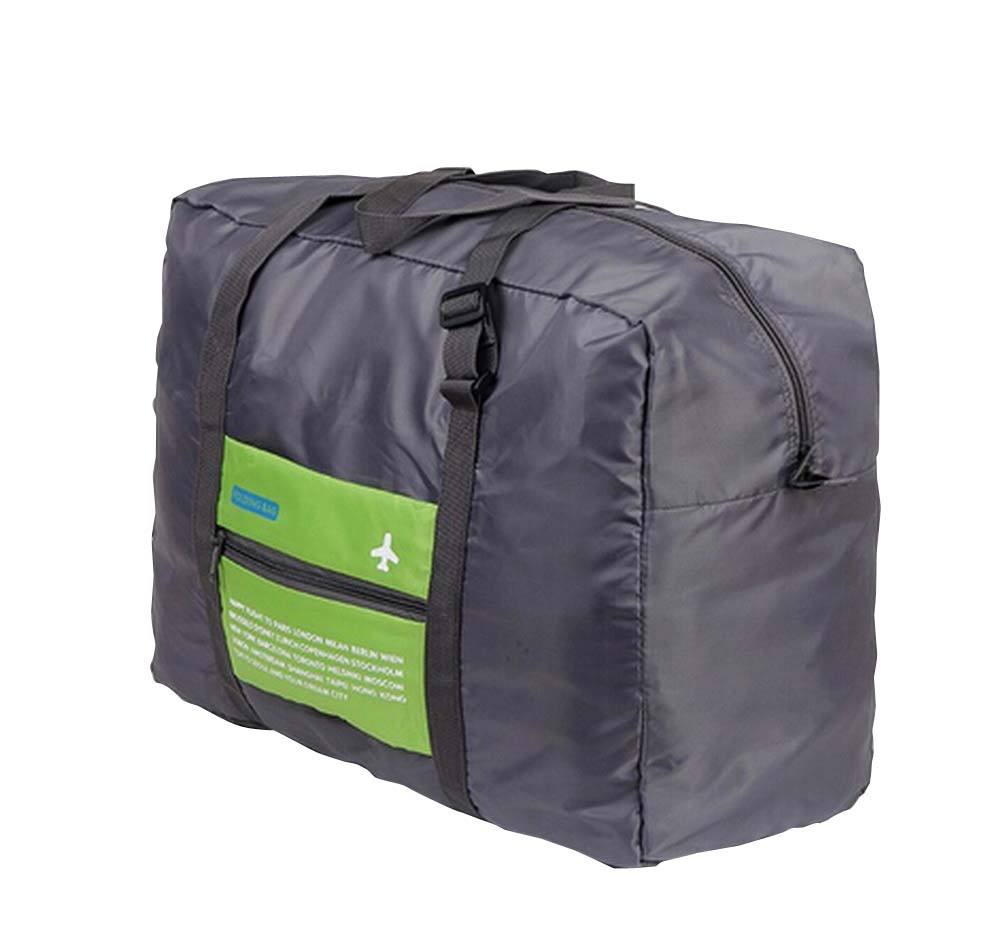 Large Duffel Bag Durable Travel Foldable Multifunctional Storage Bag Green