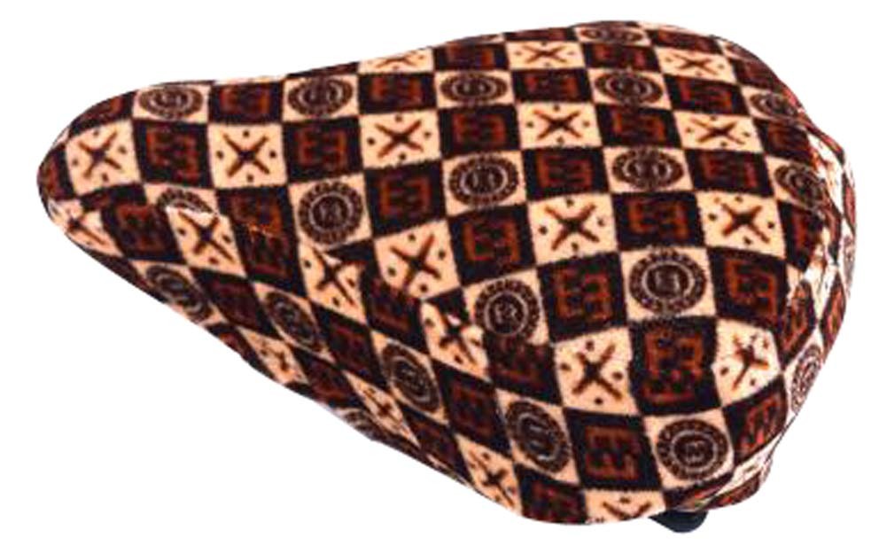 Plush Surface Seat Cover Cycling Cushion Cover Fashion Seat Cover Brown