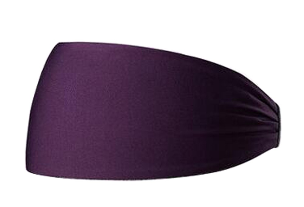 Workout Yoga Travel Headband For Sports Or Fashion Super Comfortable Purple