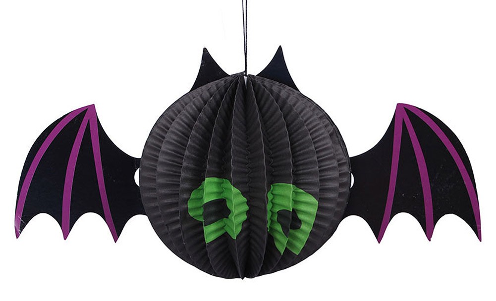 Set of 3 Halloween Party Decorations Property Hanging Ornaments, New Bat