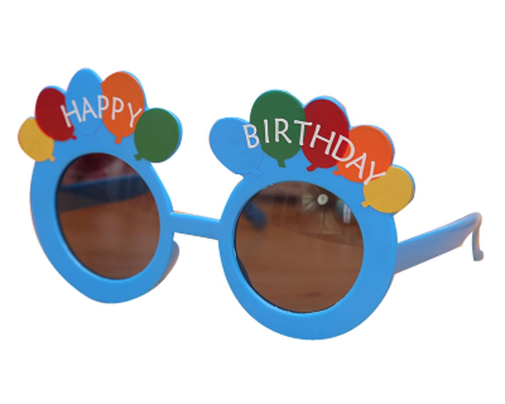 Set Of 3 Funny Glasses Cartoon Birthday Party Glasses