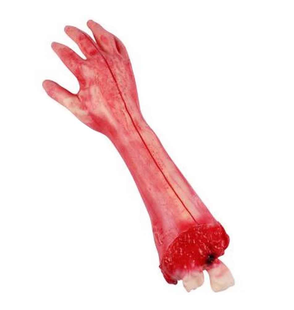 Halloween Scary Decorations Fake Bloody Body Parts Props [C]