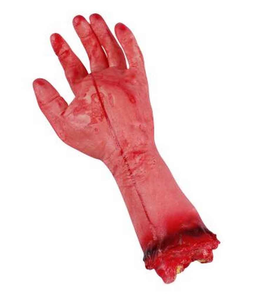 Halloween Scary Decorations Fake Bloody Body Parts Props [G]