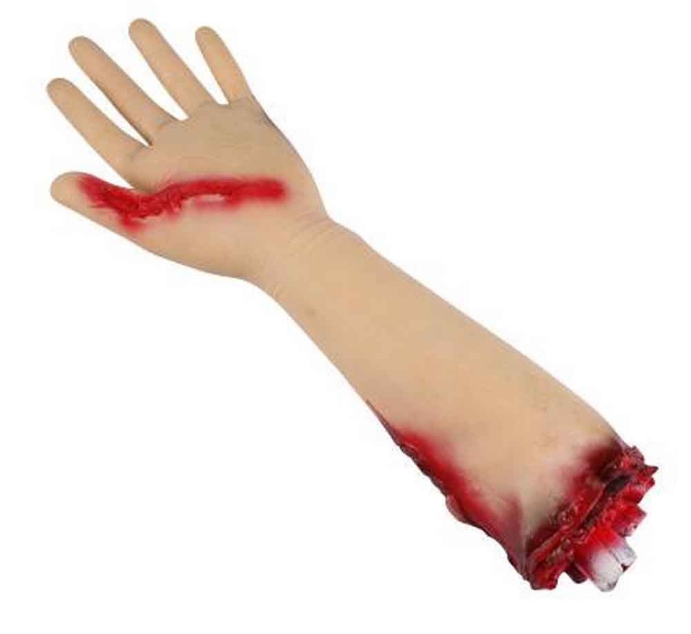 Halloween Scary Decorations Fake Bloody Body Parts Props [H]