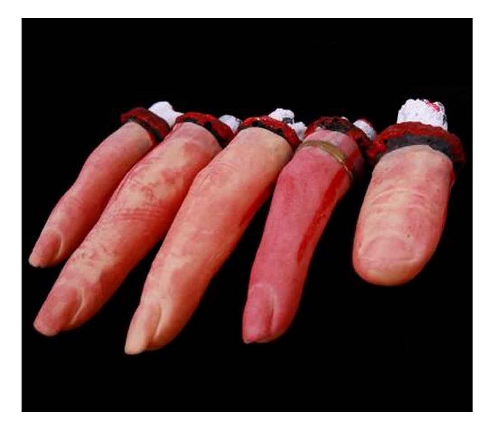 Set of 3 Halloween Scary Decorations Fake Bloody Body Parts Props [E]