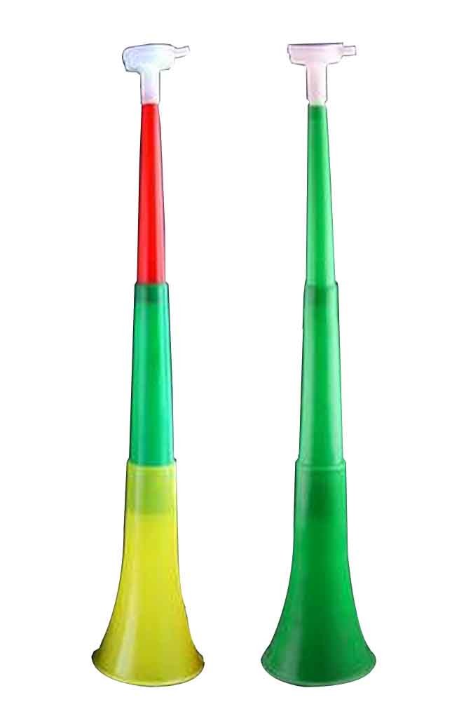 Set of 2 Collapsible Vuvuzela Stadium Horn Noise Maker 22" [Random Color]