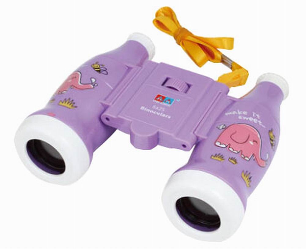 Kids Toy Binocular Telescope Outdoor Science Explore Educational Toys, Purple